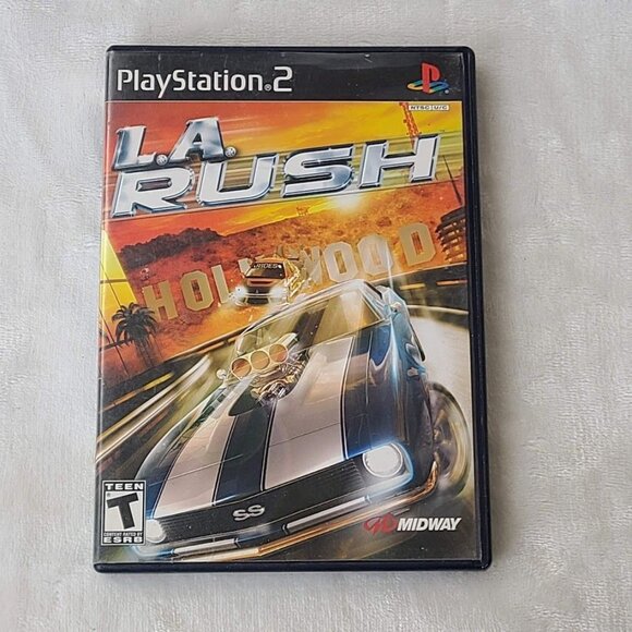 LA Rush PlayStation 2 PS2 Replacement Case and Manual Only No Game Disc - Picture 5 of 7